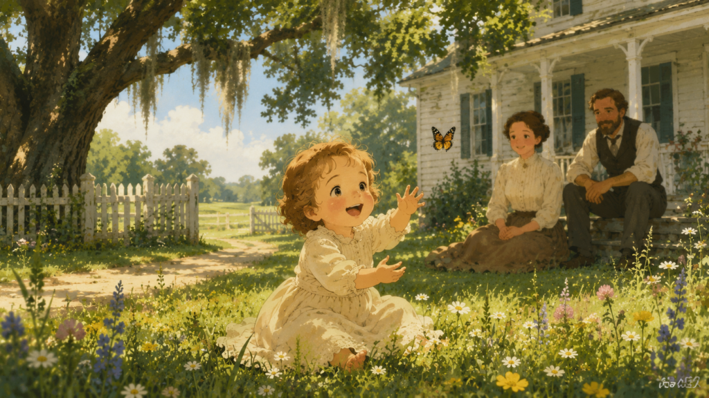 Helen Keller Story Image Prompts | Studio Ghibli-Inspired AI Art